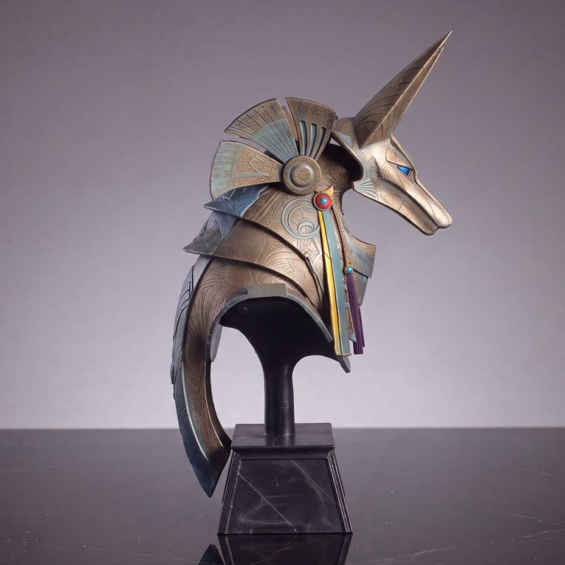 Stargate Desktop Replica Helmet Replica Jackal Guard Helmet Anubis 15 cm 3