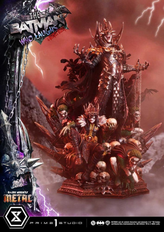 DC Comics Museum Masterline Statue 1/3 Dark Nights: Death Metal The Batman Who Laughs & Robin King D 9