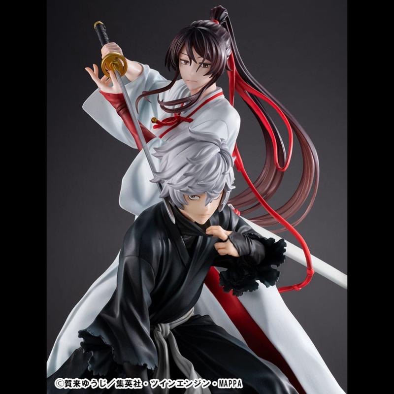 Hell´s Paradise Lucrea PVC Statues 2-Pack Gabimaru & Sagiri Yamada Asaemon 20 cm 8