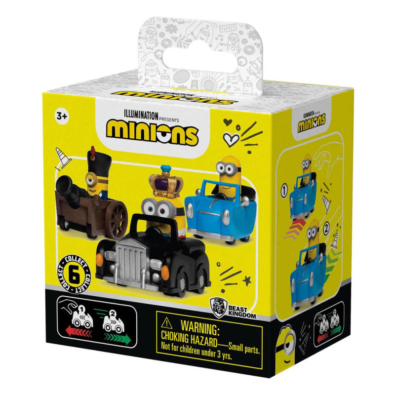 Minions Zoom Hero Pullback Vehicles with Figures Blind Box Assortment (12) 1