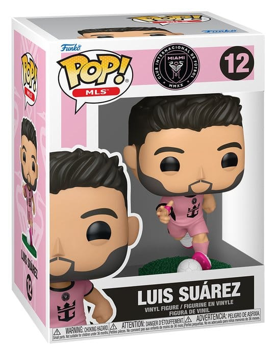 EFL POP! MLS Vinyl Figure Inter Miami CF - Luis Suarez (Pink) 9 cm 1