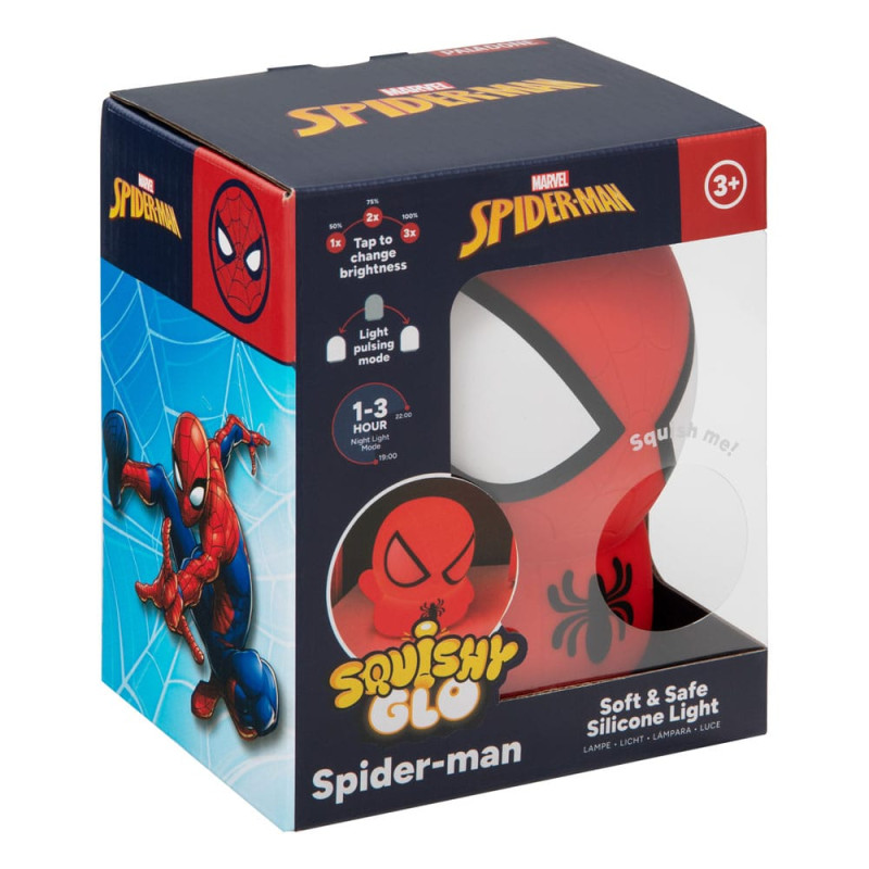 Spider-Man Squishy Glo Silicon Light 15 cm 1