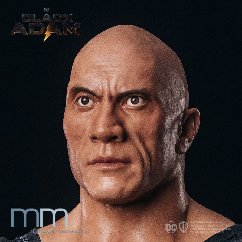 Black Adam Life-Size Bust Silicone Head 4