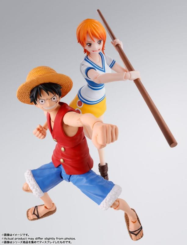 One Piece S.H. Figuarts Action Figure Nami Romance Dawn 14 cm