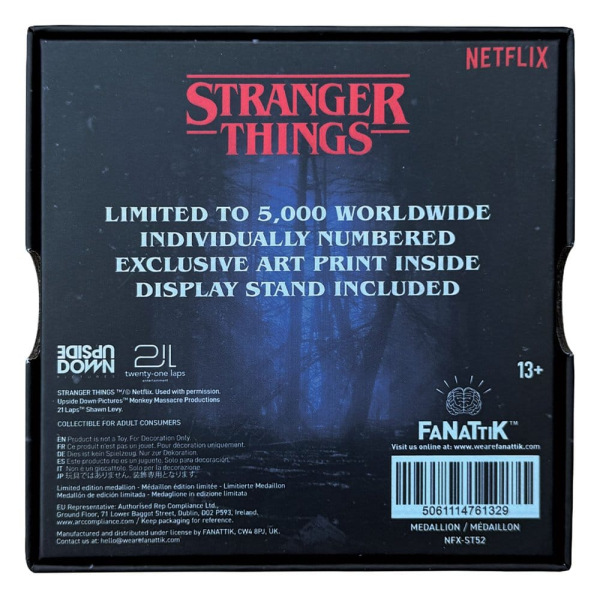 Stranger Things Medallion Eleven & Mind Flayer Limited Edition 3