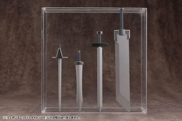 Kotobukiya M.S.G. Model Kit Accessory Set Weapon Unit 33 Knight Sword 1