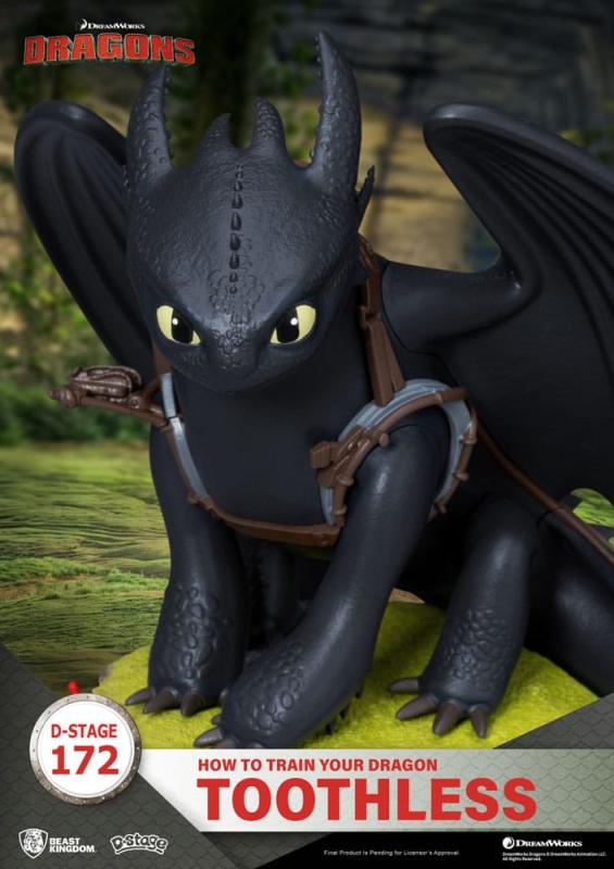 How To Train Your Dragon toothless Statue 14 cm 5