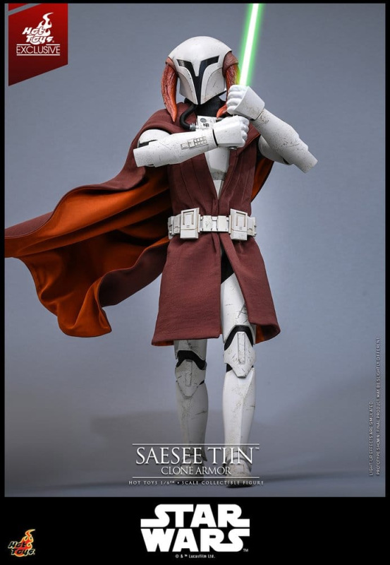 Star Wars: The Clone Wars Television Masterpiece Action Figure 1/6 Saesee Tiin (Clone Armor) (Hot To 5