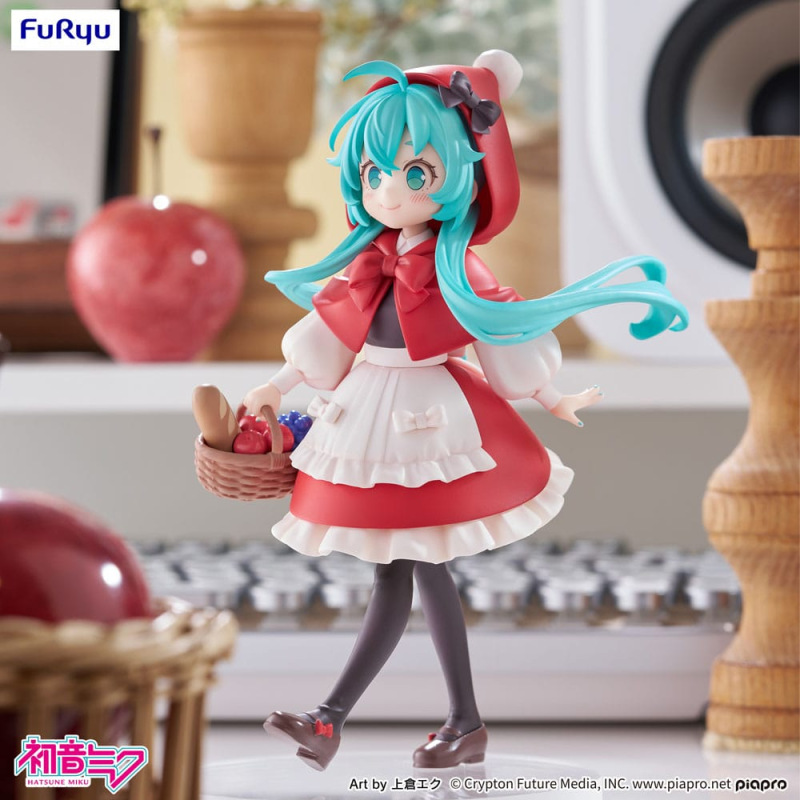 Hatsune Miku Desktop Fairy PVC Statue Hatsune Miku Little red riding hood Ver. 16 cm 6