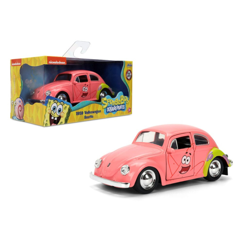 Spongebob Squarepants Diecast Model 1/32 1959 VW Beetle Patrick 1