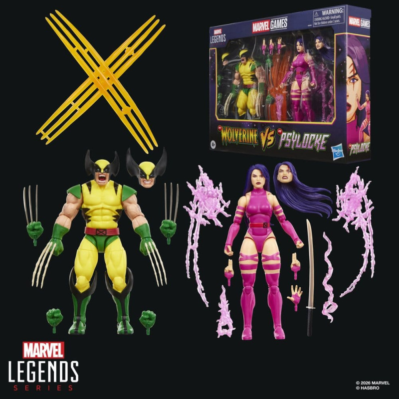 Marvel Games Marvel Legends Action Figure 2-Pack Wolverine & Psylocke 15 cm 10
