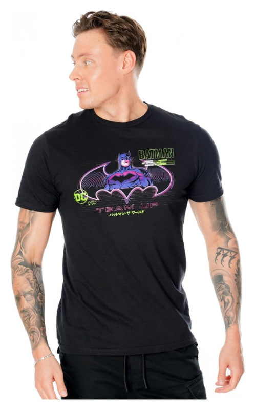 Batman T-Shirt Anime Matrix Grid Size S 2