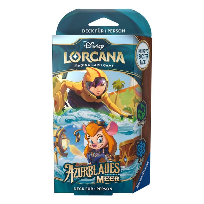 Disney Lorcana TCG Azurblaues Meer Starter Decks Display (8) *German Edition*