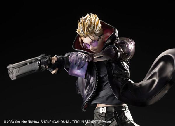 Trigun Stampede ARTFXJ Statue 1/8 Vash the Stampede The Gunman in Black Ver. 22 cm 12