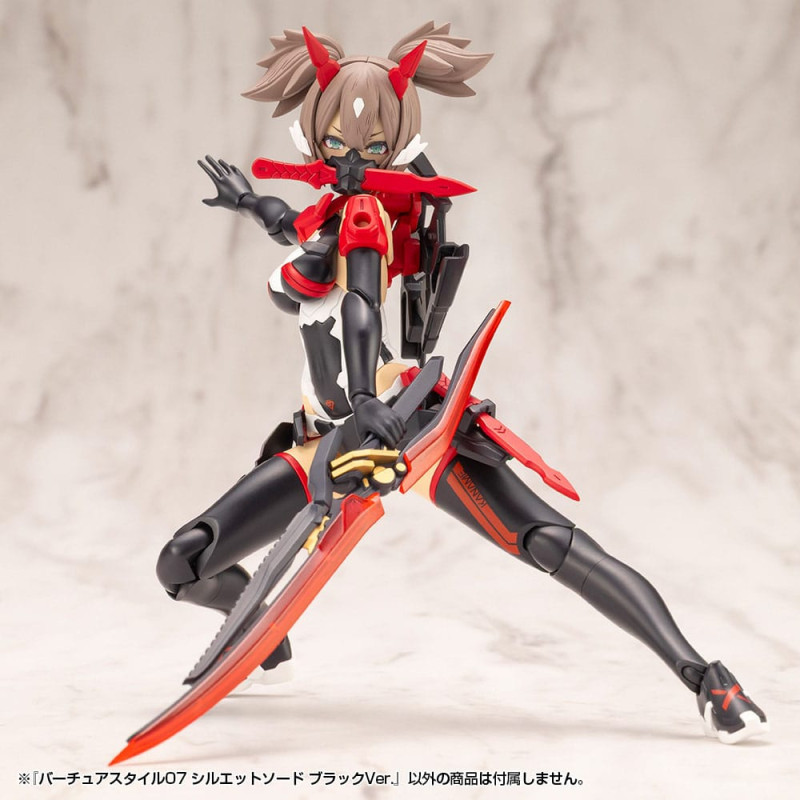 Kotobukiya M.S.G. Model Kit Accessory Set Virtuous Style 06 Silhouette Sword Black Ver. 5