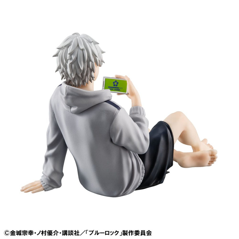 Blue Lock G.E.M. Series PVC Statue Seishiro Nagi Repaint Ver. Palm Size 9 cm 4