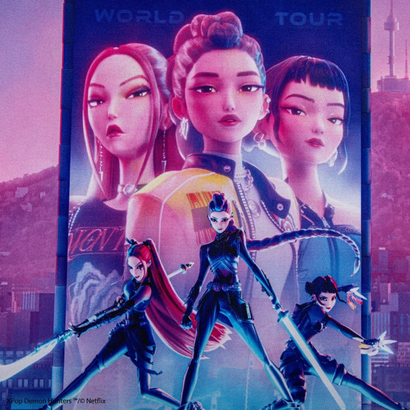 KPop Demon Hunters Desk Mat Takedown XL 4