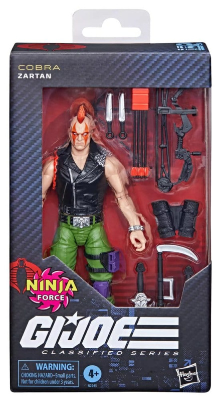 G.I. Joe Classified Series Action Figure #192 Ninja Force Zartan 15 cm 6