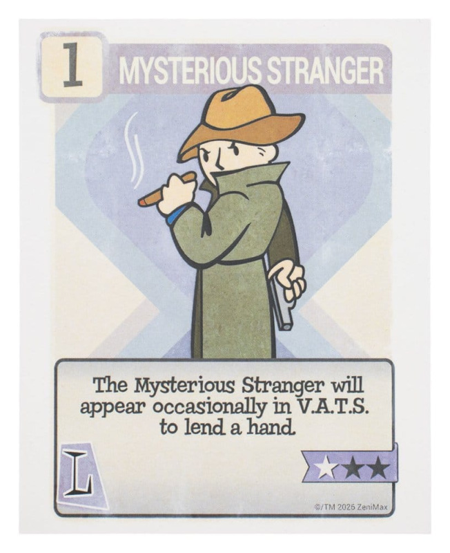 Fallout Ingot Pip-Boy Limited Edition Lenticular Mysterious Stranger Variant 1