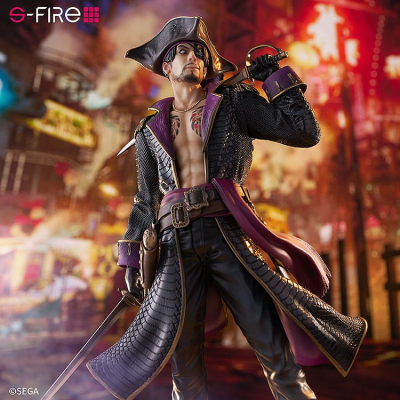 Like a Dragon: Pirate Yakuza in Hawaii S-Fire PVC Statue 1/7 Captain Majima (Goro Majima) 26 cm 12