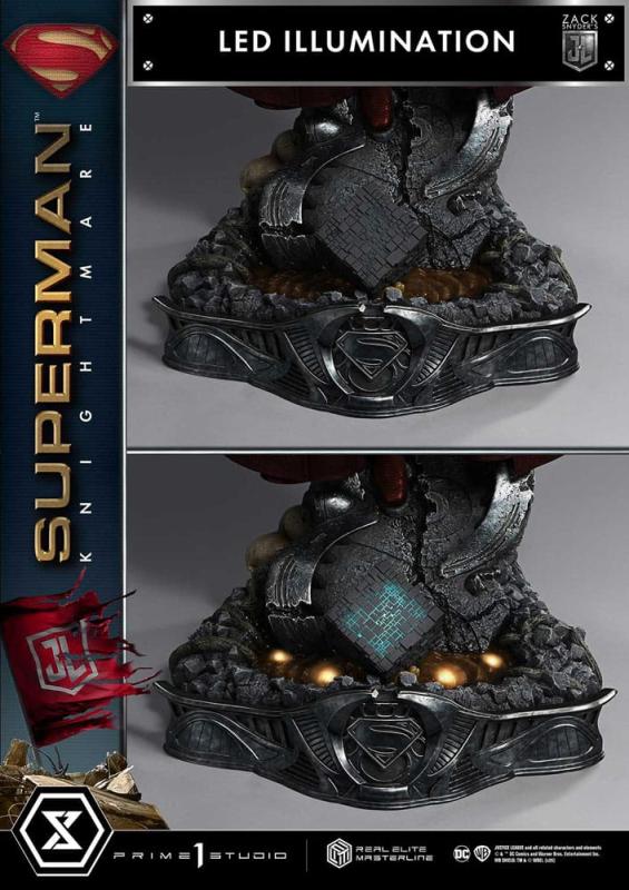 Zack Snyder's Justice League Real Elite Masterline Series Statue 1/3 Superman Knightmare Color Editi 5