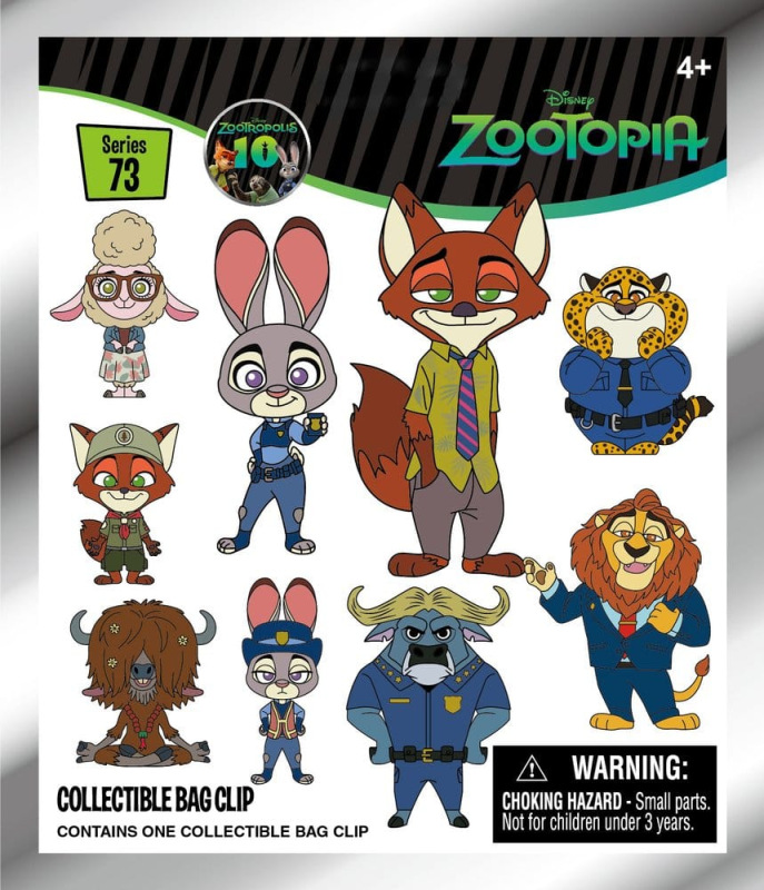 Zootopia 3D Foam Bag Clips Serie 73 Display (24) 2