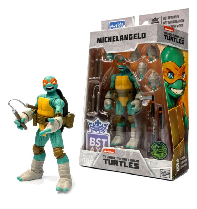 Teenage Mutant Ninja Turtles BST AXN Action Figure Michelangelo (IDW Comics) 13 cm 5