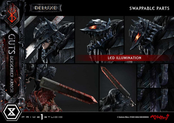 Berserk Ultimate Premium Masterline Series Statue 1/4 Guts, Berserker Armor Grunbeld vs. Guts Deluxe 10