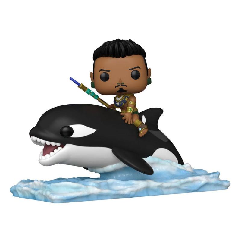 Black Panther Wakanda Forever: Namor with Orca 15 cm POP! Rides Figure - Funko