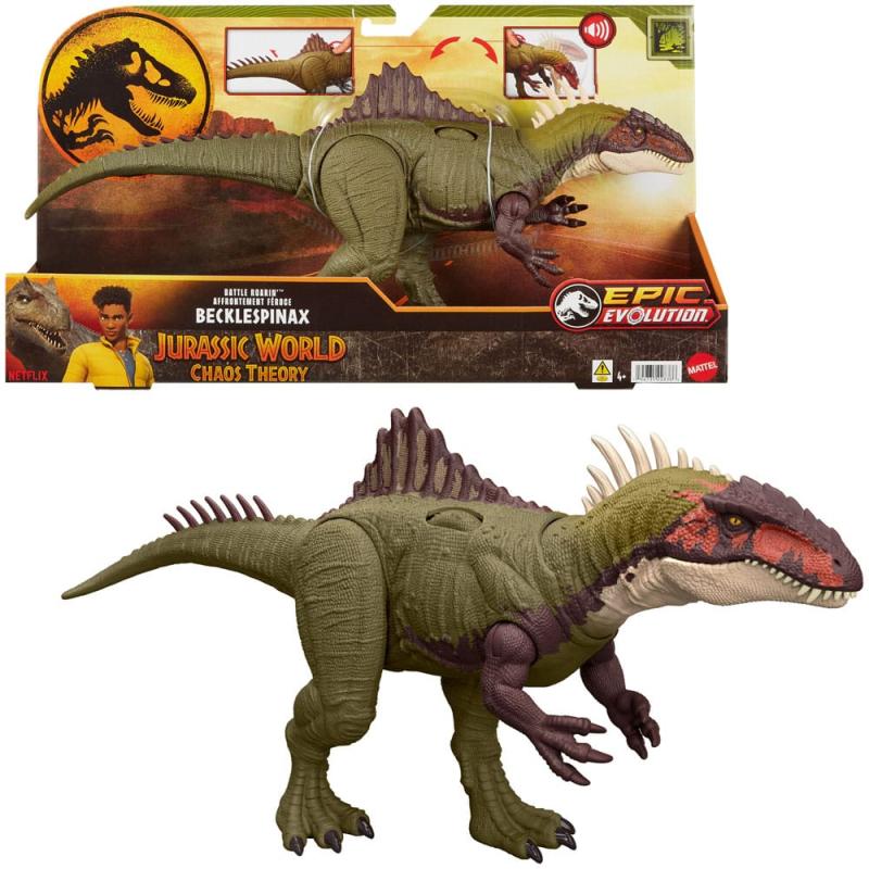 Jurassic World Epic Evolution Action Figure Battle Roarin Becklespinax 43 cm