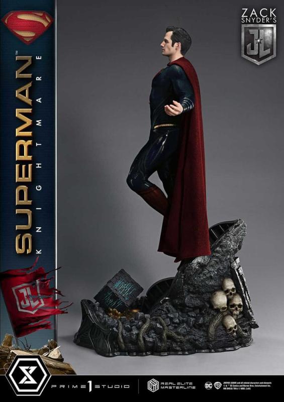 Zack Snyder's Justice League Real Elite Masterline Series Statue 1/3 Superman Knightmare Color Editi 8