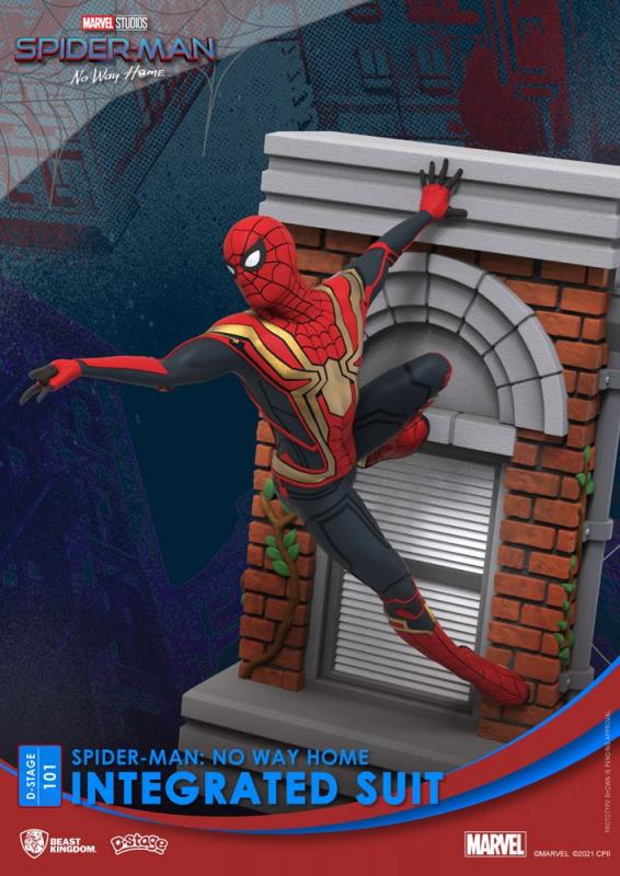 Spider-Man No Way Home: Spider-Man Integrated Suit 16 cm PVC Diorama - BKT