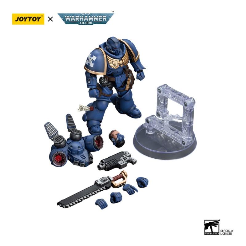 Warhammer 40k Action Figure 1/18 Ultramarines Jump Pack Intercessors Intercessor 1 12 cm