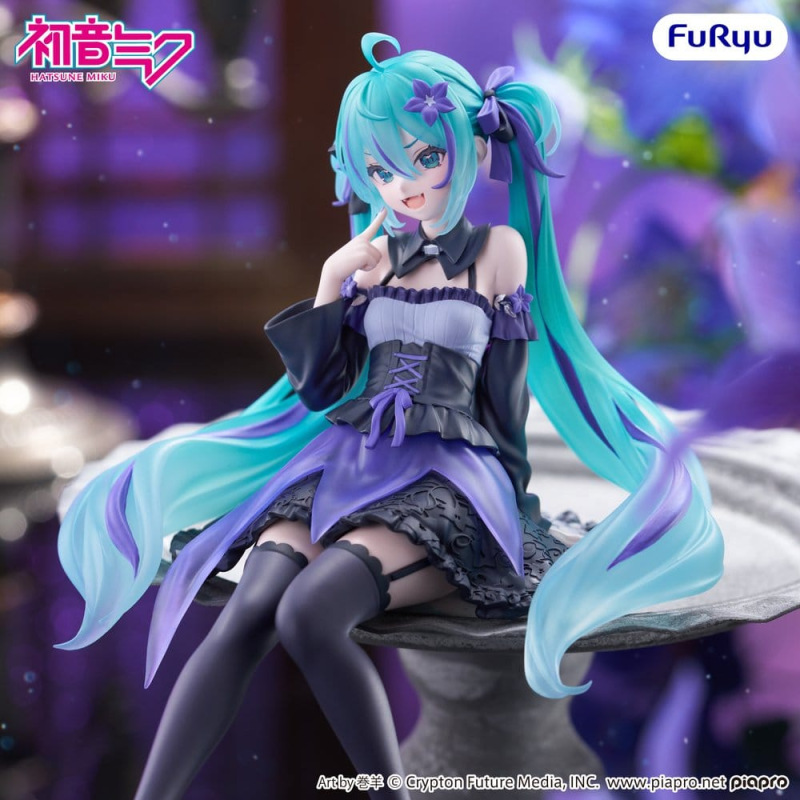 Hatsune Miku Noodle Stopper PVC Figure Flower Fairy Bellflower 14 cm 2