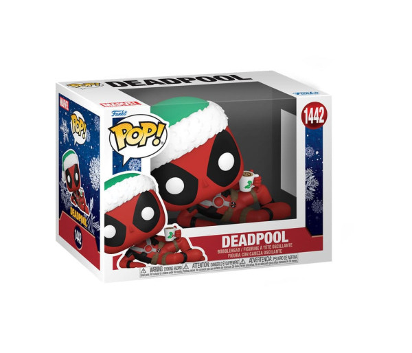 Marvel POP! Vinyl Figure Holiday Deadpool 9 cm 1