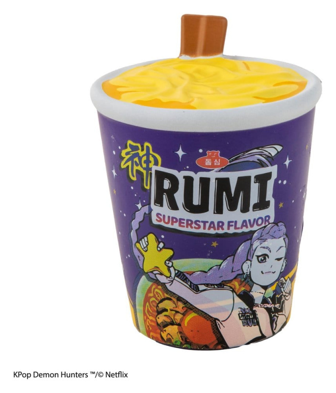 KPop Demon Hunters Squishy Anti Stress Figure Rumi Superstar Flavor Noodles