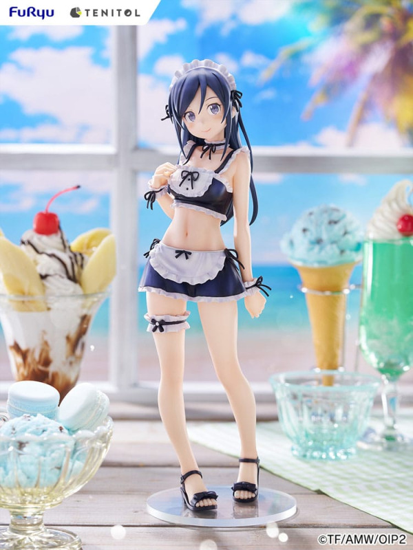 Ore no Imouto ga Konna ni Kawaii Wake ga Nai. Tenitol Tall PVC Statue Aragaki Ayase swimsuits maid V 1