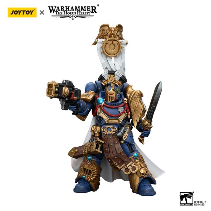 Warhammer The Horus Heresy Action Figure 1/18 Ultramarines Legion Praetor with Power Sword and Volki