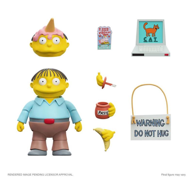 The Simpsons: Ralph Wiggum 18 cm Ultimates Action Figure - Super7