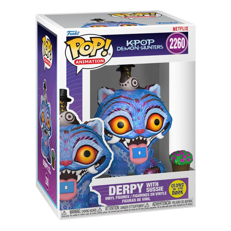 KPop Demon Hunters POP! Animation Vinyl Figure Tiger w/Bird 9 cm 1