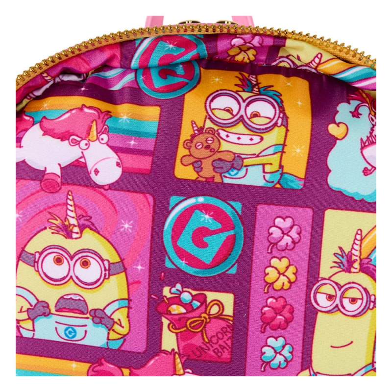 Minions by Loungefly Mini Backpack Fluffy Unicorn 5