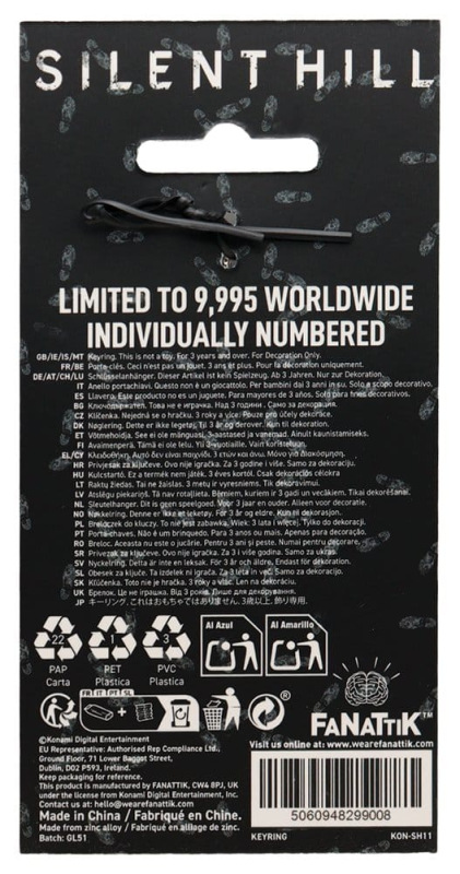 Silent Hill Keychain Keyring Hotel Red Limited Edition 2