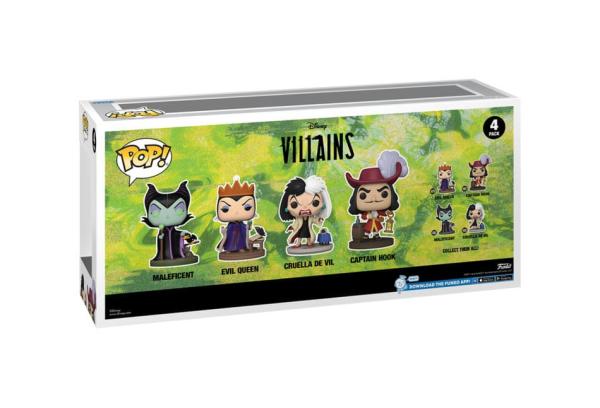 Disney Villains POP! Movies Vinyl Figure 4-Pack Villains (GW)(EMEA) 9 cm