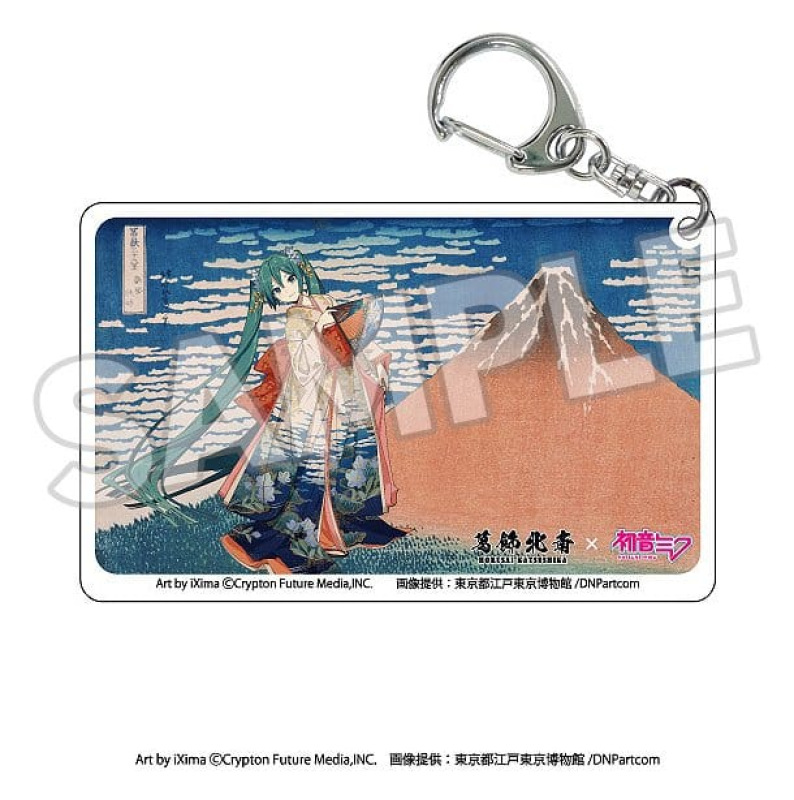 Katsushika Hokusai x Hatsune Miku Acrylic Keychains Blind Box Assortment (8) 2