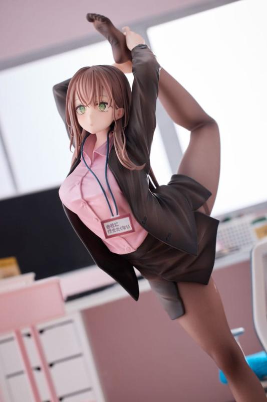 Original Character PVC Statue 1/6 OL-chan Who Doesn't Want to Go to Work Pink Ver. Deluxe Edition 26