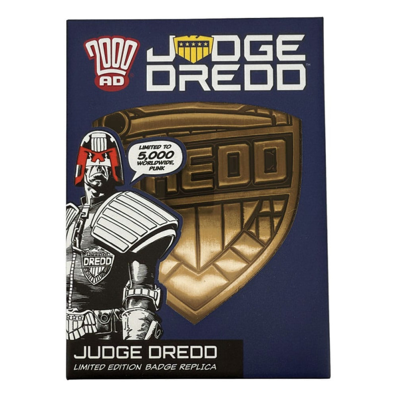 2000 AD Replica Judge Dredd Badge Limited Edition 5