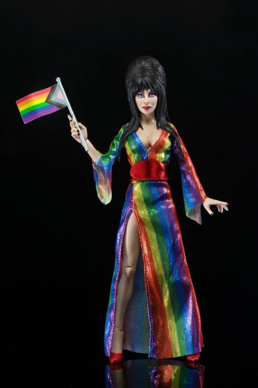 Elvira, Mistress of the Dark Clothed Action Figure Over the Rainbow Elvira 20 cm 6