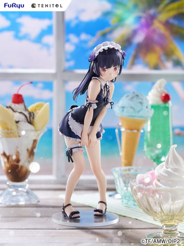 Ore no Imouto ga Konna ni Kawaii Wake ga Nai. Tenitol Tall PVC Statue Kuroneko swimsuits maid Ver. 2 1