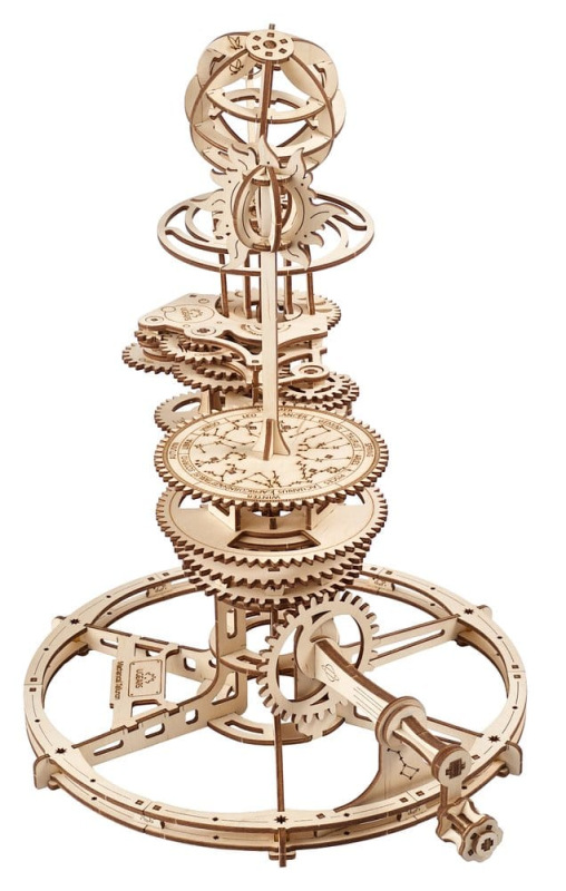 Ugears 3D Wooden Puzzle Mechanical Tellurion 11