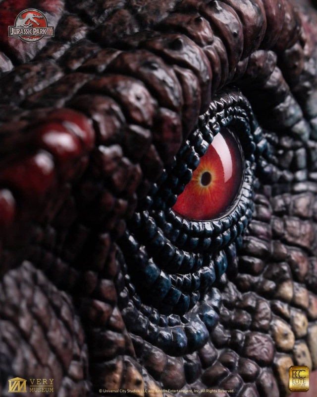 Jurassic Park III Life Size Bust Male Alpha Velociraptor "Blood Knight" 83 cm 8